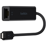 Cáp Belkin cổng chuyển 3.0 USB-C to Gigabit Ethernet Adapter, 15 cm - F2CU040bt