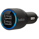 Đầu sạc Belkin dùng trên ôtô 2 cổng USB mỗi cổng 10W/ 2.1A - F8J109btBLK