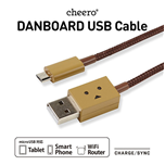 Cáp sạc và truyền dữ liệu cheero micro USB 25cm CHE-228