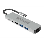 Hub Philips 6 in 1 USB C to HDMI+USB*2+PD+RJ45