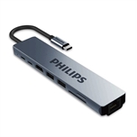 Hub Philips SWV6118G 8in1 USB-C to HDMI+USB*2+PD+RJ45+SD+TF