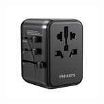 Ổ cắm điện du lịch Philips SPN3351BK